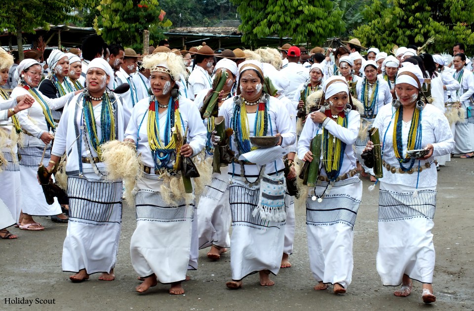 Ladies in traditional attire during Mopin Festival, Aalo Arunachal